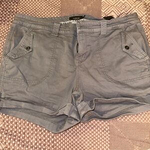 Torrid Gray Cargo Shorts Relaxed Fit Mid-Rise